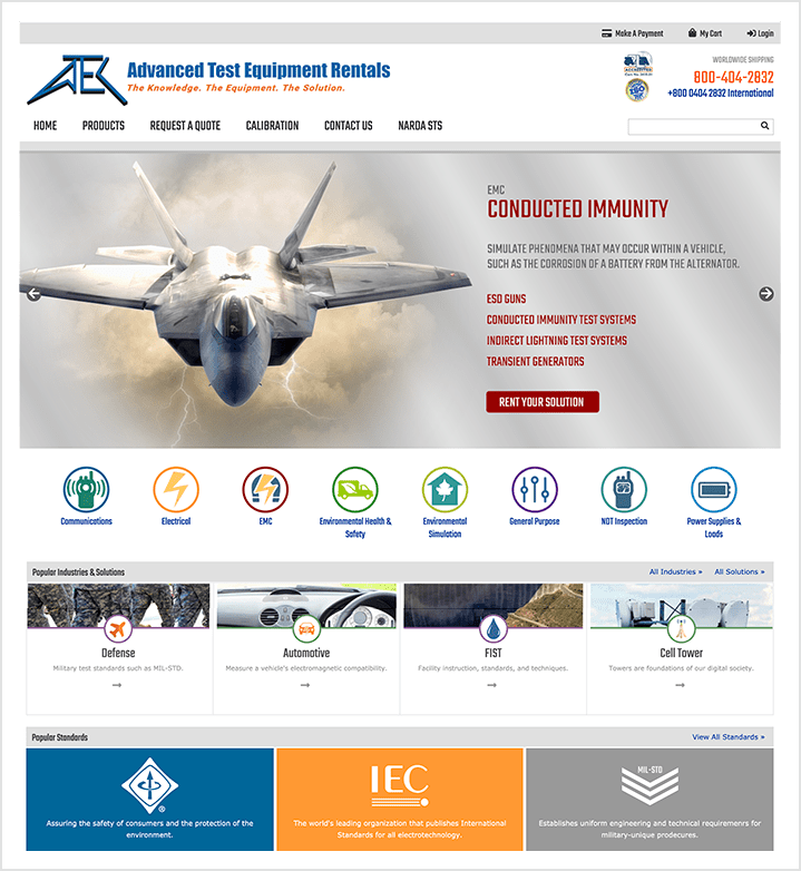 ATE home page