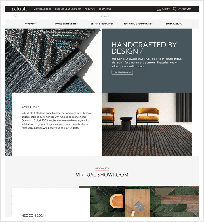 Patcraft home page