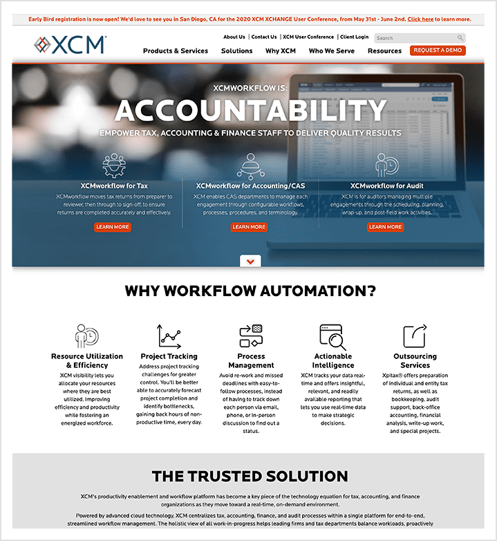 XCM home page